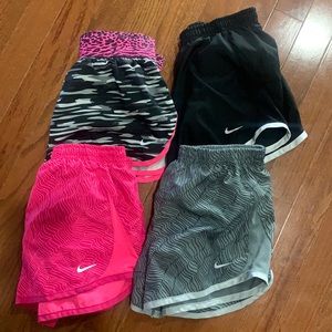Girls size M lot of Nike shorts